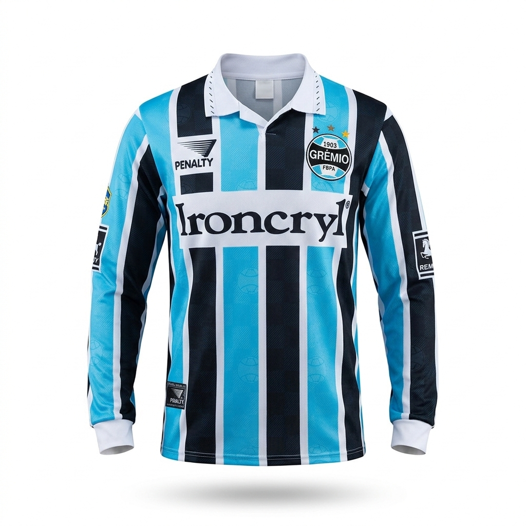 Grêmio 1997/98 Home Long Sleeve Retro Jersey – Tricolor Legacy Edition