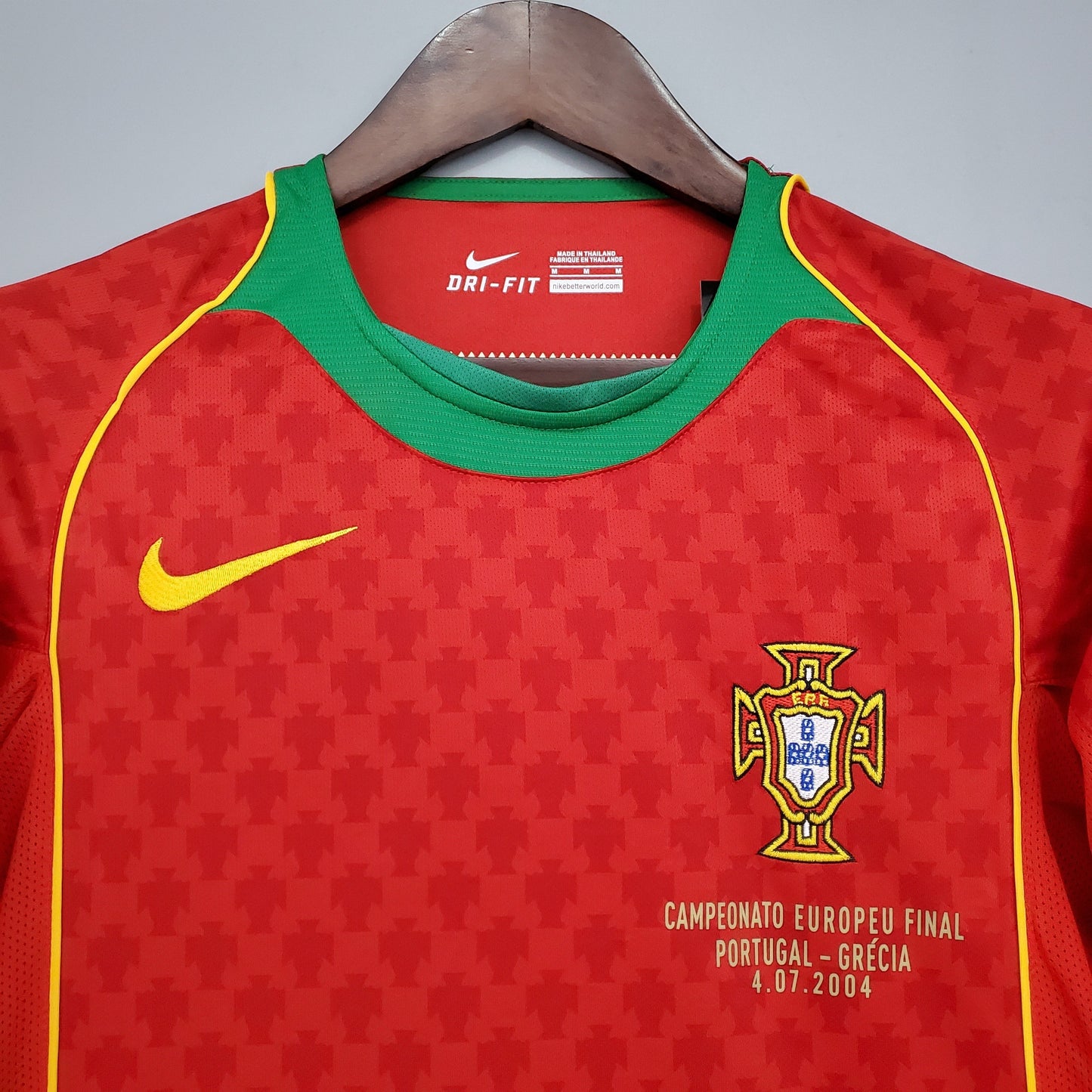 PORTUGAL 2004 FINAL HOME JERSEY