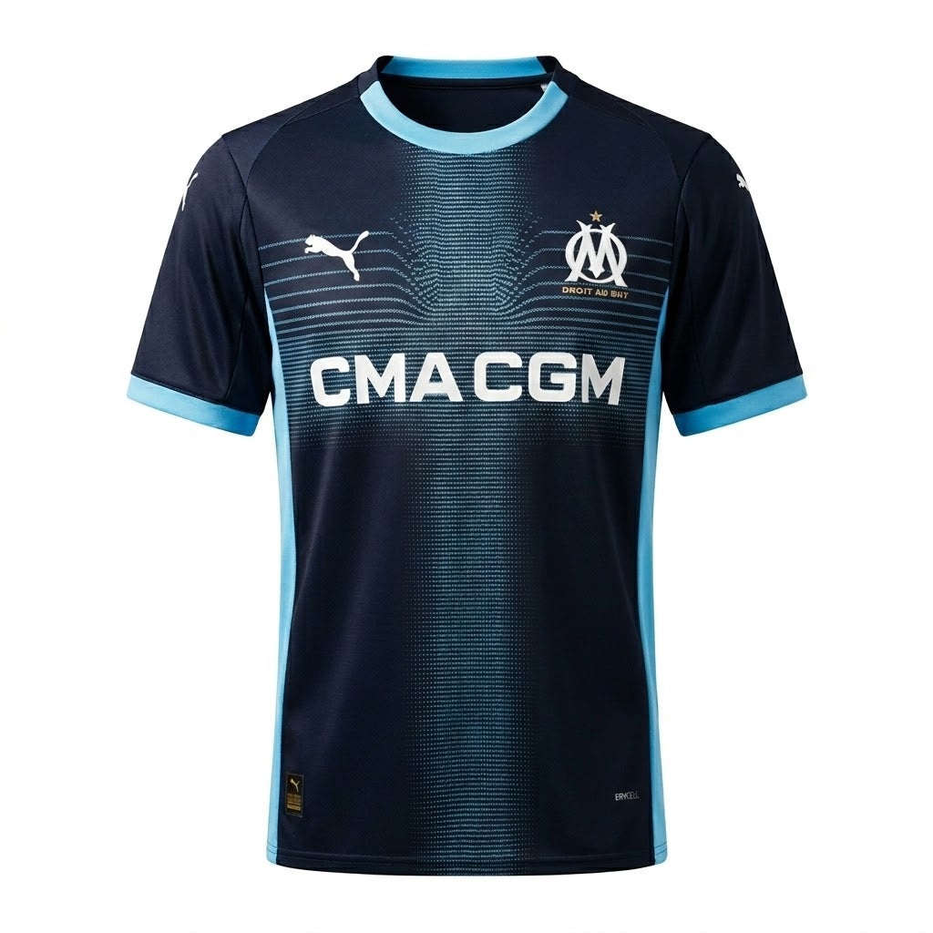Olympique de Marseille 25/26 Away Jersey – “Midnight Surge” Edition